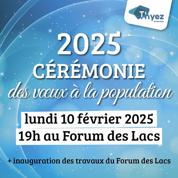 Cérémonie des vœux du Maire 2025